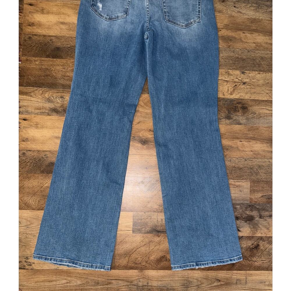 Fly monkey women’s distressed flare jeans - Picture 6 of 16